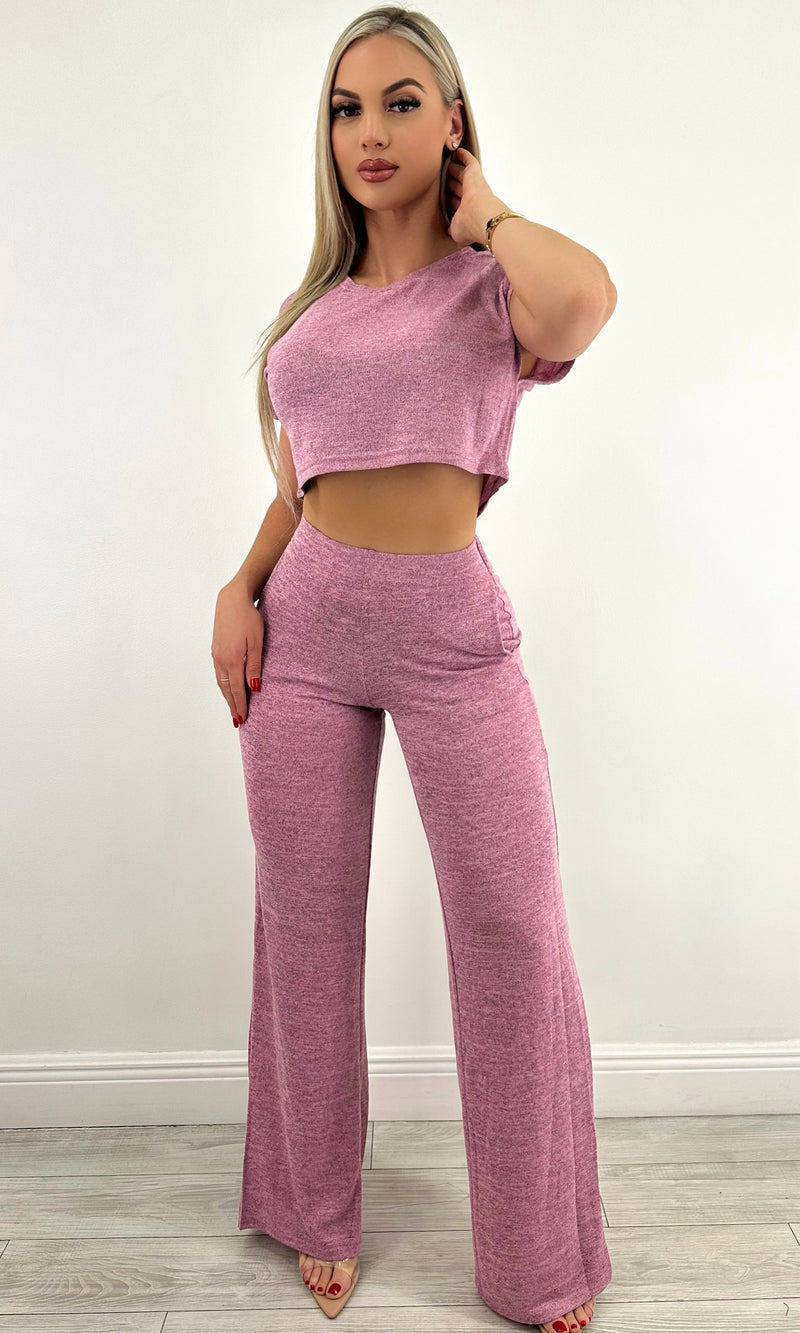 PRISCILLA PANT SET (PINK)